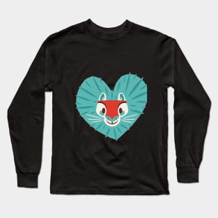 Lion Face Long Sleeve T-Shirt